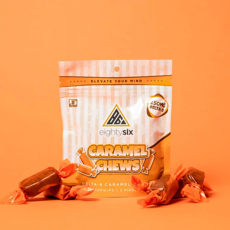 Caramel Chews 250MG – Delta-8 THC Sweets
