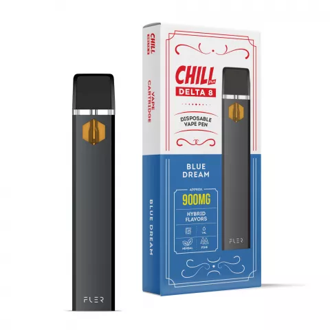 Chill Plus Delta-8 THC Disposable Vaping Pen – Blue Dream – 900mg