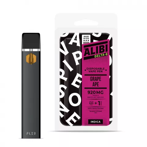 Grape Ape Vape – Delta 8 THC – Disposable – Alibi – 920mg