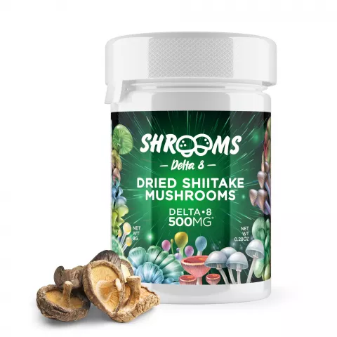 Shrooms Delta-8 THC Mushrooms – Dried Shiitake – 500MG