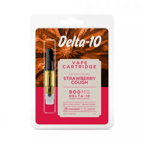 Strawberry Cough Cartridge – Delta 10 – Buzz – 900mg